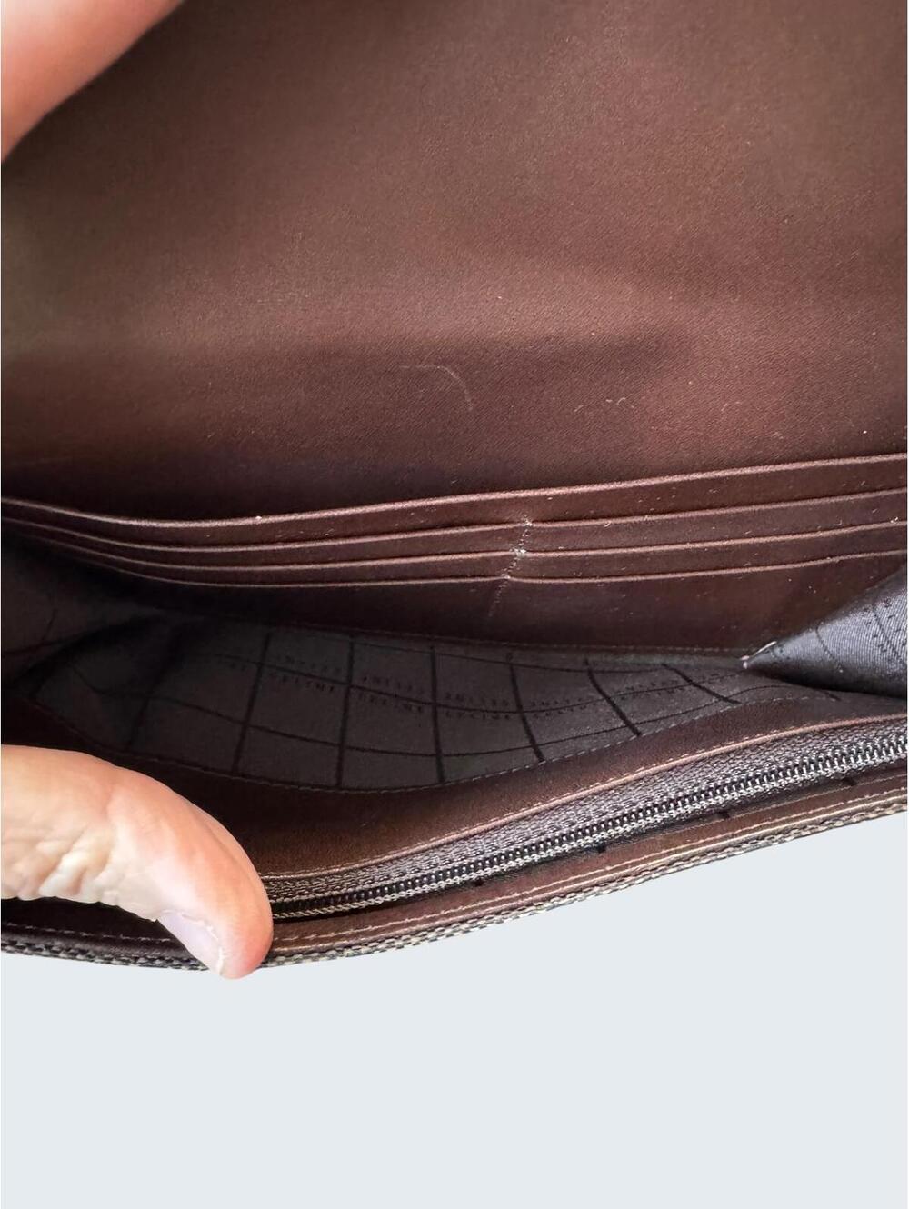 Vintage Celine Macadam Canvas Continental Wallet – Brown - Picture 7 of 7